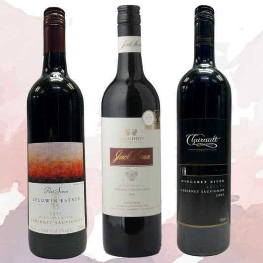 Western Australian Cabernet Hero's 3 Pack- Leeuwin Art Series, Houghton Jack Mann and Clairault Estate