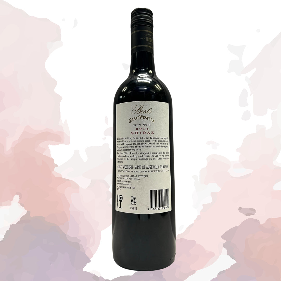 Best's Great Western Bin 0 Shiraz 2014