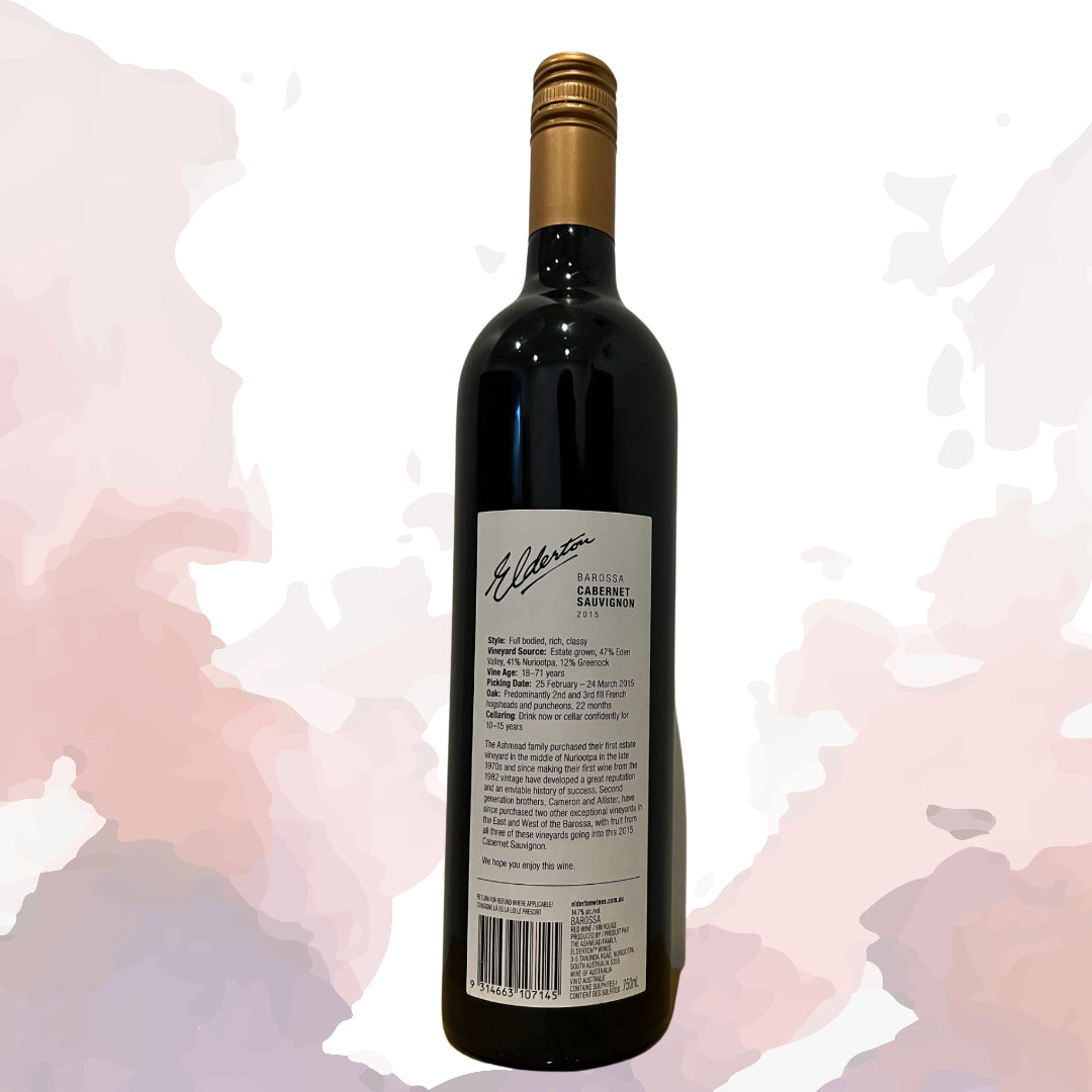 Elderton Barossa Valley Cabernet Sauvignon 2015